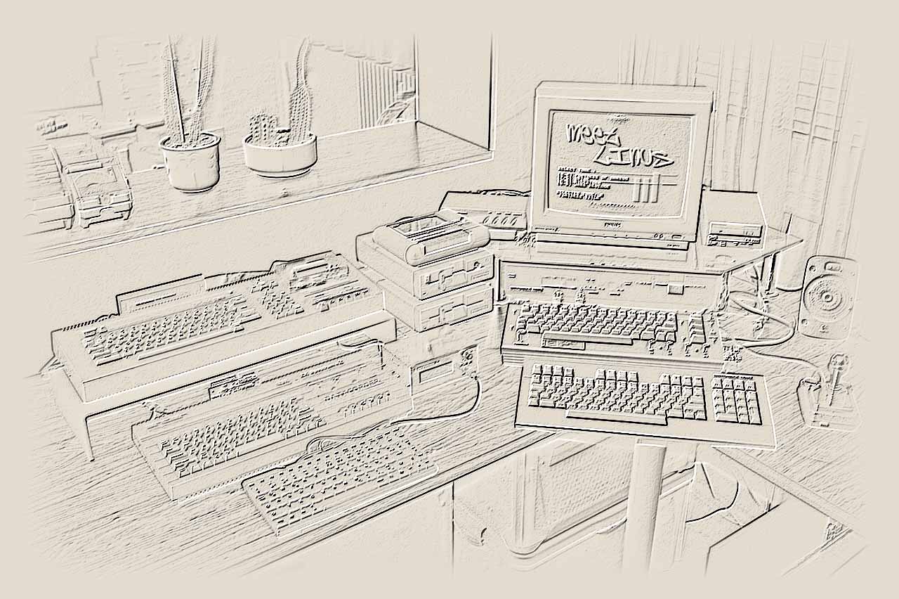 Retro Skizze